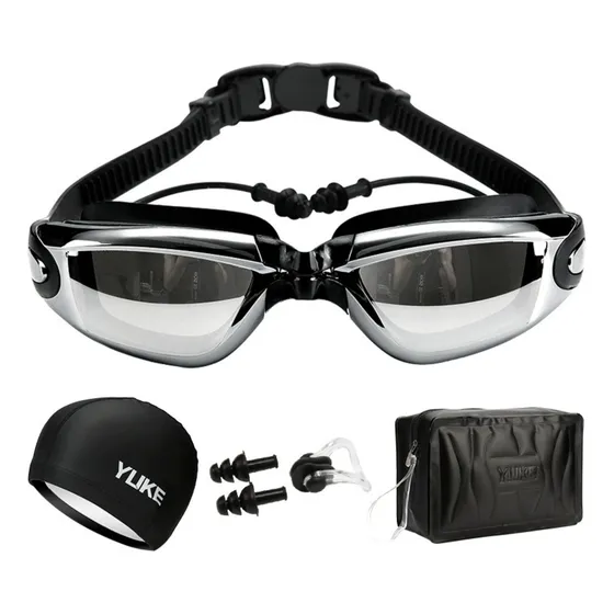 Anteojos Natacion Lentes Implementos Proteccion Oidos Gorro