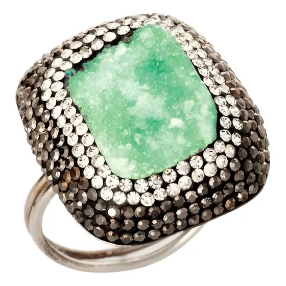 Anillo Drusa De Plata - Cristian Lay Elegancia Única Plata 16