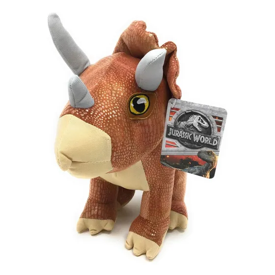 Peluche Dinosaurio Jurassic World Triceratops 24cm Sonido Ub