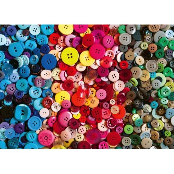 Rompecabezas Ravensburger 1000 Piezas Reto De Botones