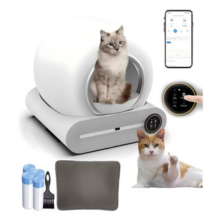 Arenero Automático Para Gatos Con Conexión Wifi. Arenero Automático Para Gatos Con Conexión Wifi.