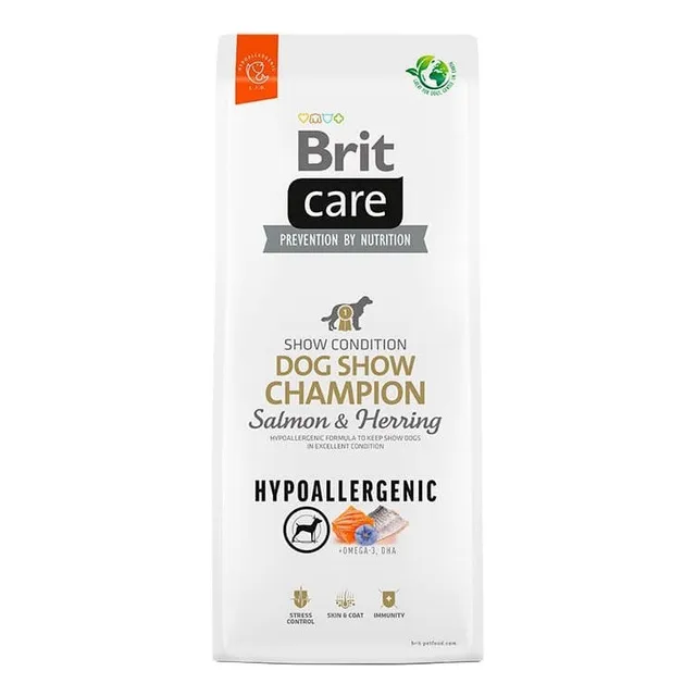 Brit Care Hypoallergenic Dog Show Champion, Salmón 12kg