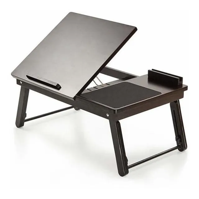 Mesa Pequeña Sobre Cama Escritorio Estudio Plegable Para
