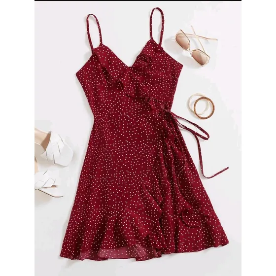 Vestido Rojo Talla Xs