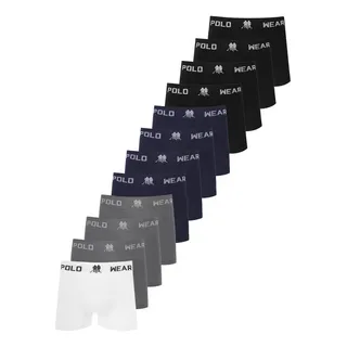 Kit 12 Cuecas Masculinas Box Microfibra Polo Wear Kit 12 Cuecas Masculinas Box Microfibra Polo Wear