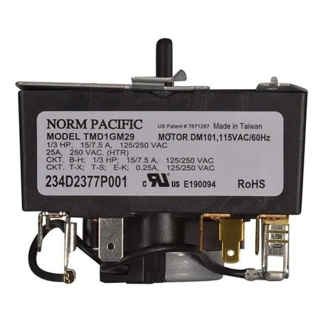Timer Secadora Mabe Kraken - 234d2377p001 - 100% Original