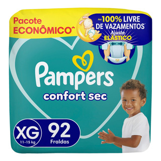 Pampers Confort Sec Xg 92 Unidades Pampers Confort Sec Xg 92 Unidades