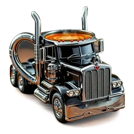 Taza De Café Hecha A Mano Truck F