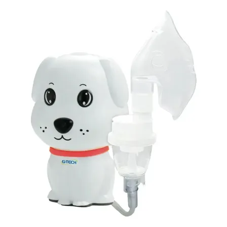 Inalador E Neb G-tech Compact Dcdog1 - Infantil / Bivolt Branco 127/220v