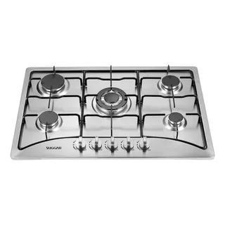 Fogão De Mesa Cooktop 5 Bocas Aço Inox à Gås Suggar Fg5135ix Cor Aço Inoxidåvel Fogão De Mesa Cooktop 5 Bocas Aço Inox à Gås Suggar Fg5135ix Cor Aço Inoxidåvel
