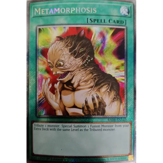 Yugioh! Metamorphosis Ra04-en123 1st Ed Platinum