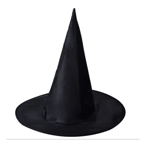Aline Festa Chapéu de bruxa halloween cor preto