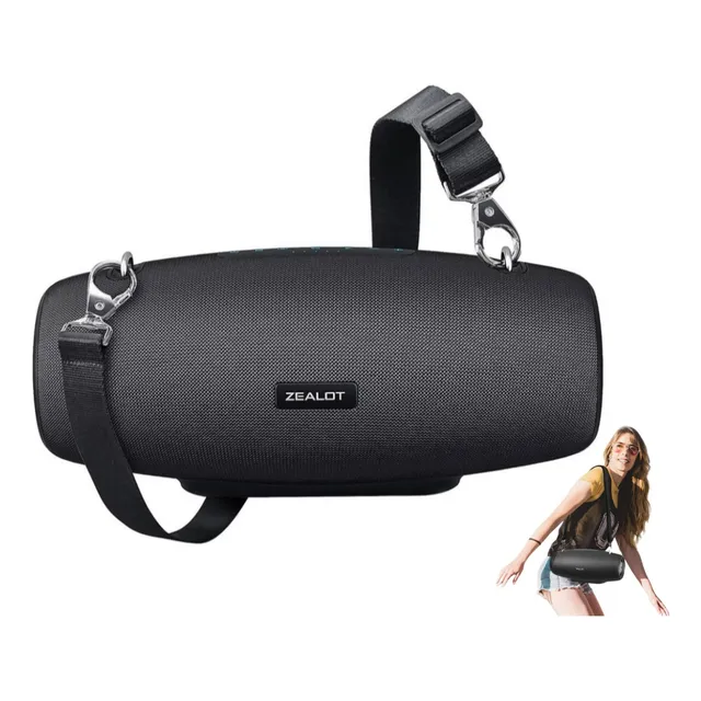 Bocina Bluetooth Portátil Zealot S67 Potente Graves Negro