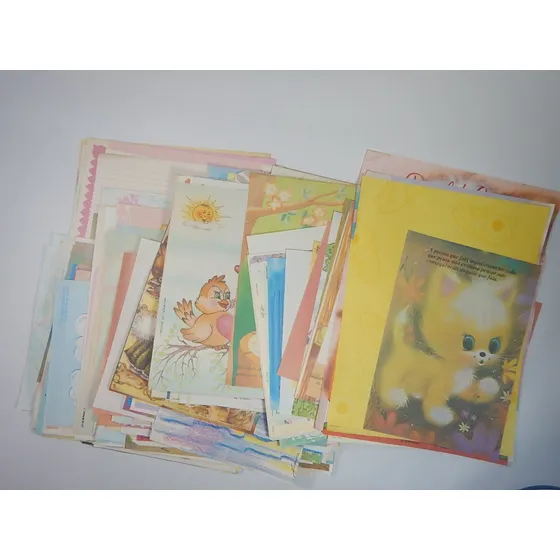 Coleção Com 320 Papéis De Carta Dos Anos 80