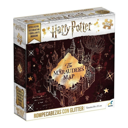 Rompecabezas Novelty Corp Harry Potter Glitter de 500 piezas