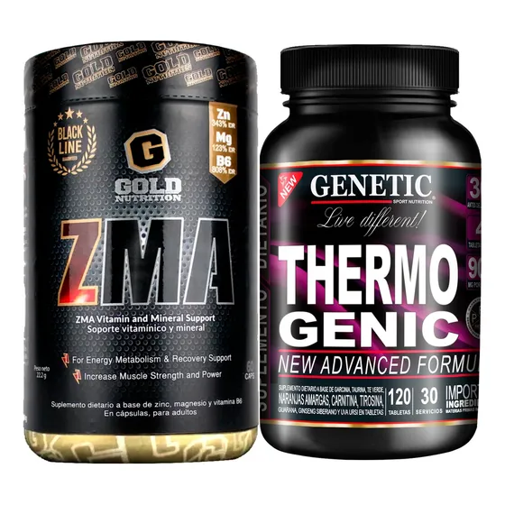 30días Quemador Thermogenic Zinc Magnesio Prohormona Genetic