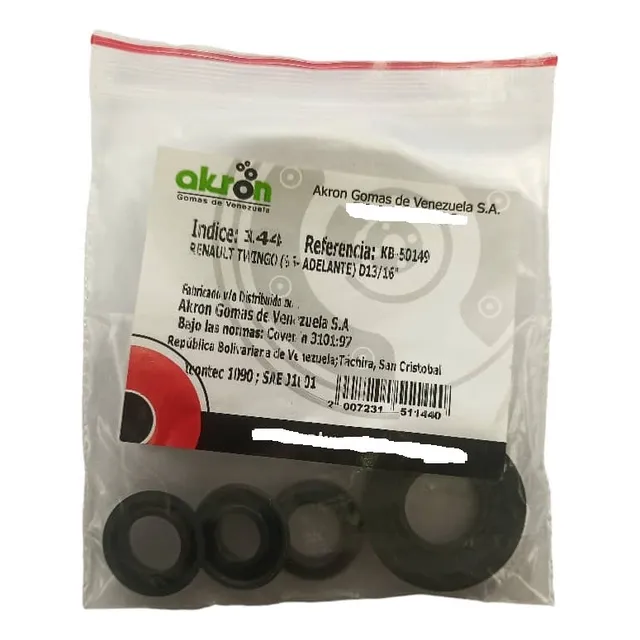 Kit Gomas Reparación Bomba Freno Renault Twingo 96+ Ø 13/16