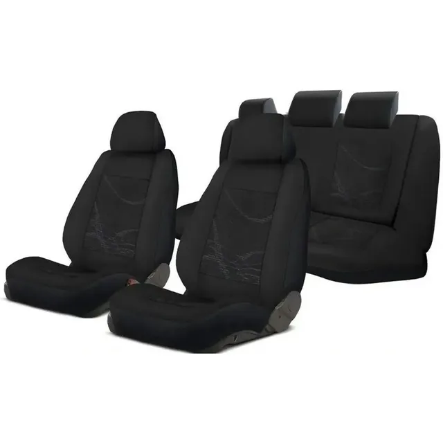Kit Capa Banco Carro Tecido Grosso Acolchoado, Todas Marcas