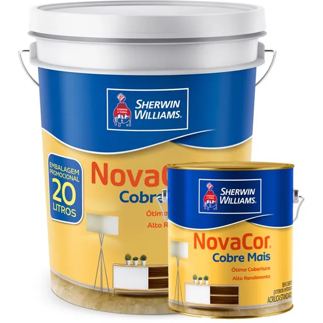 Pinturas Sherwin Williams Novacor Cubre Mas 20+3,6 Lt