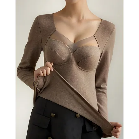 Polera Térmica Polar Bamboo Primera Capa Mujer Invierno