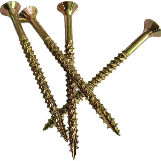 100 Tornillos Turbos Screw Para Madera 14 X 80/60 Mm