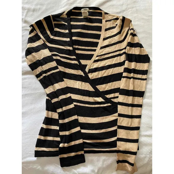 Blusa Mng Dama A Rayas Talla Xs Usada