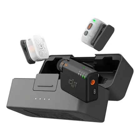 Dji Mic Mini 2s (2 Tx + 1 Rx + Charging Case) Gris Oscuro