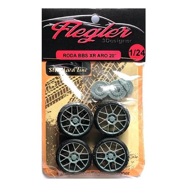 Miniatura Roda Bbs Xr Aro 20 1/24 Resina Modelismo