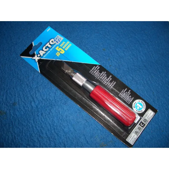 Mango Original X-acto De Plastico # 5 Con Cuchilla # 19