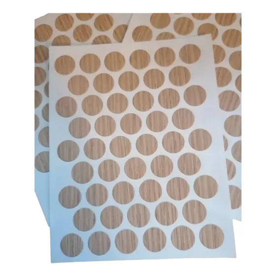 Tapa Tornillos Autoadhesivos Roble Americano X 50 Unidades 