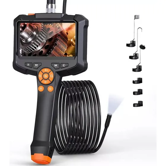 A Cámara Endoscópica 1080p Hd, Boroscopio, Cable De 5 M