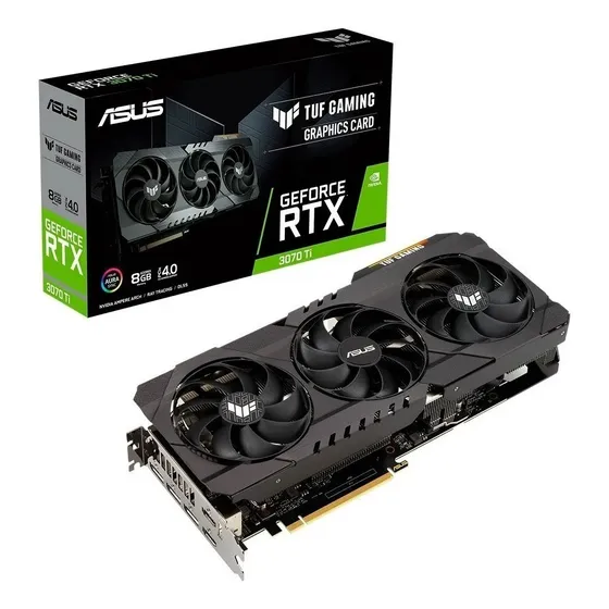 Placa De Video Asus Tuf Rtx 3070 Ti Gaming 8gb Acuario