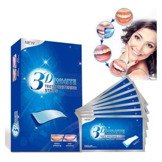14 Tiras Blanqueadoras Dientes