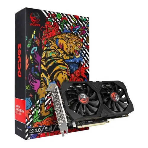 Mercado Livre Amd Radeon Rx 6600 8gb Gddr6 128 Bit Dualfan Graffiti Series image