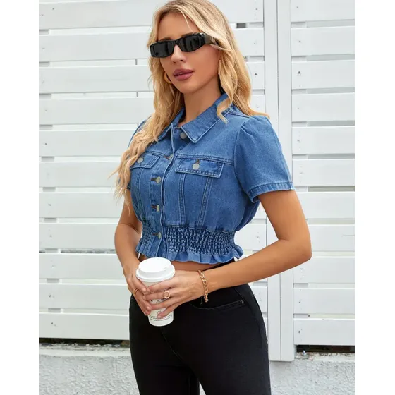 Chaquetas  Temu De Jeans