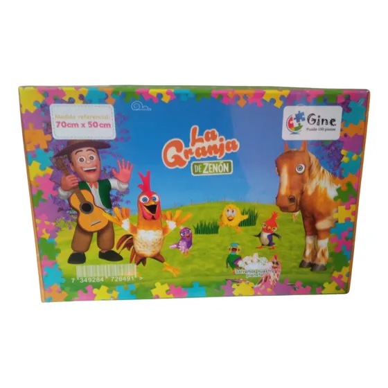 Rompecabezas Puzzle 100 Piezas Grandes Granja De Zenon Niños