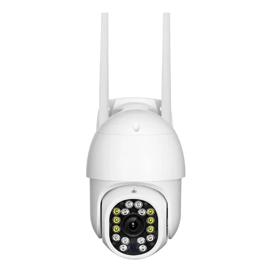 Camara Seguridad Ip Wifi Exterior Qp Modelo A9 Color Blanco