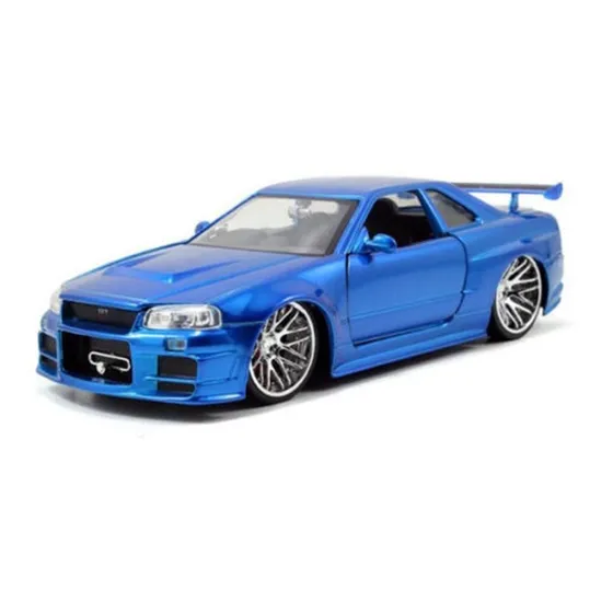 Nissan Skyline GT-r Bnr34 Rápido y Furioso de Brian 1:24 Jada