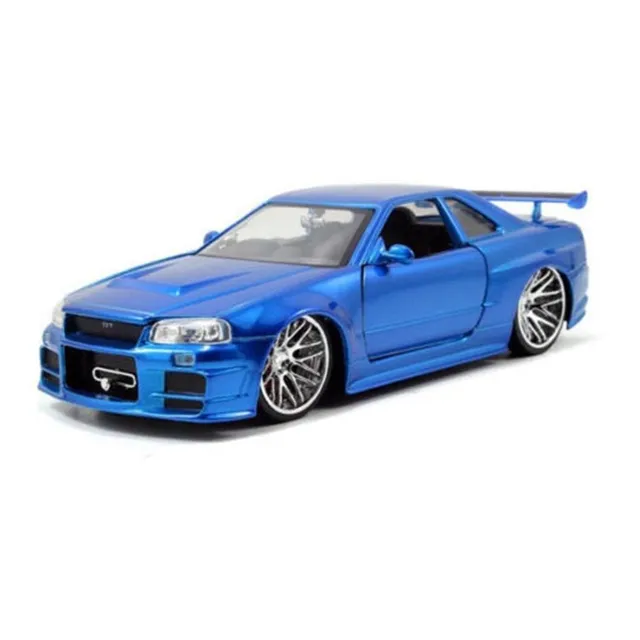 Nissan Skyline GT-r Bnr34 Rápido y Furioso de Brian 1:24 Jada