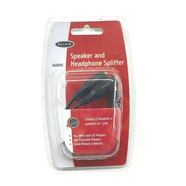 Belkin Speaker And Headphone Splitter P97109-a Uuv