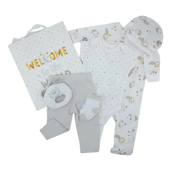 Set De Regalo Ropa De Algodón Para Bebé Recién Nacido