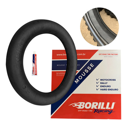 Mousse Traseiro Borilli 110/90-19 Kxf 250/450 Yzf 250/450 Mousse Traseiro Borilli 110/90-19 Kxf 250/450 Yzf 250/450