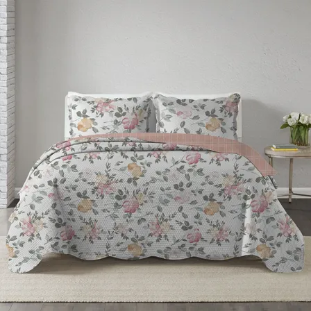 Colcha King Gigante Matelasse Estampas Cobre Leito Linda
