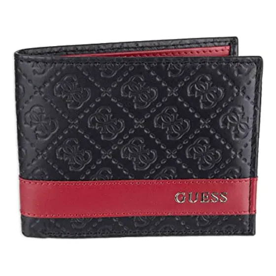 Guess Men's Leather Slim Bifold Wallet