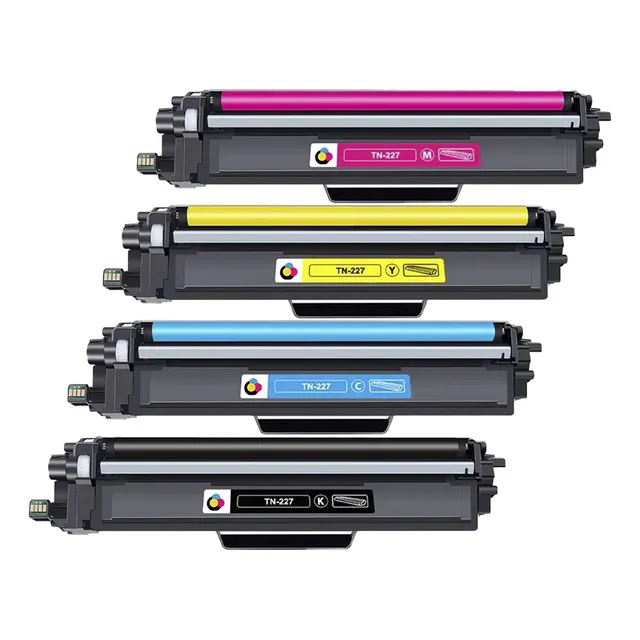 4 Toner Tn227 Compatible Con Brother Mfc-l3710cw L3210 L3770