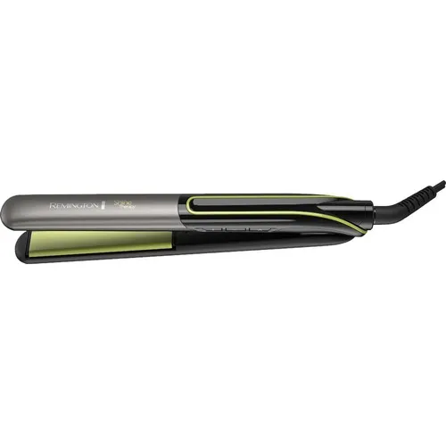 Planchita De Pelo Remington S12a Ceramica Aguacate Macadamia Color Negro