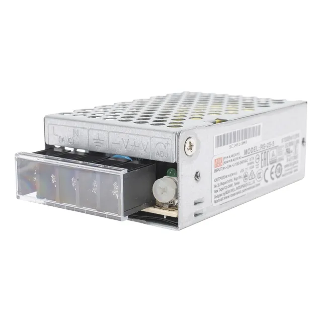 Fuente De Poder Industrial Conmutada 25w 5vcc, 5a, Rs-25-5
