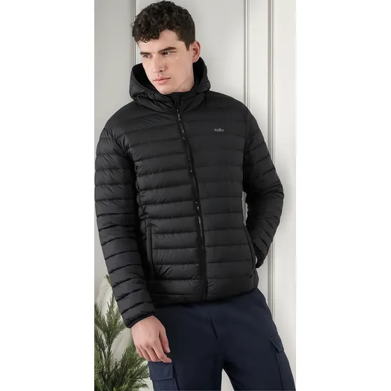 Chaqueta Acolchada Para Hombre Negro Colorout Totto Full