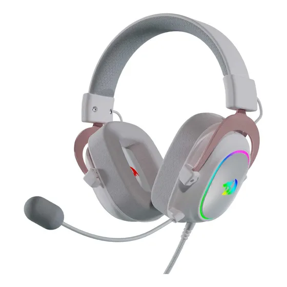 Headset Gamer Blanco Redragon Zeus X H510rgb-white-sound 7.1