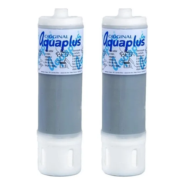 Kit Com 2 Filtro Refil Elemento Ap 230 Aquaplus